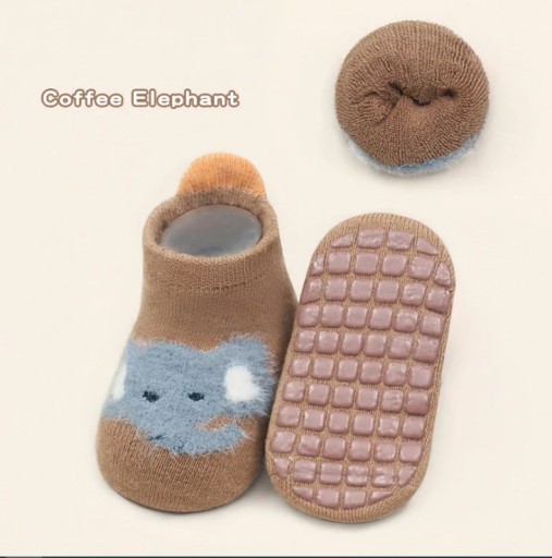 Stopki skarpetki antypoślizgowe frotte Anti-Slip z ABS MIŚ 80-86-92 1-2L