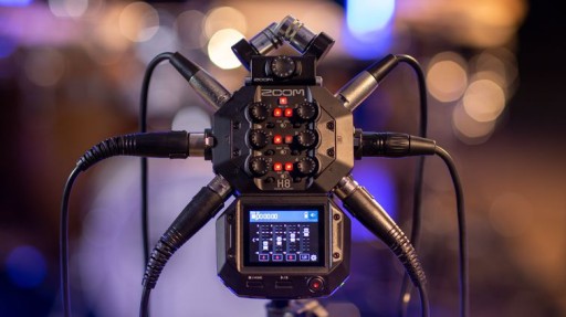 12-дорожечный рекордер Zoom H8 + микрофон XYH-6