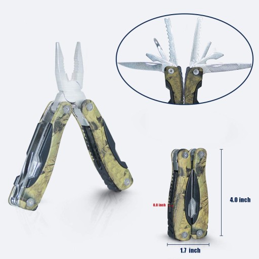 SURVIVAL Camo LEAF Универсальные комбинированные плоскогубцы 12 в 1 MUL5