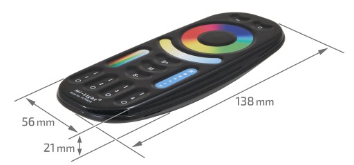 ZONE REMOTE FUT092B ДЛЯ СВЕТОДИОДНЫХ ПОЛОС RGB RGBW