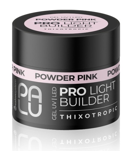 PALU PRO LIGHT BUILDER ГЕЛЬ ДЛЯ НОГТЕЙ С ТИКСОТРОПНОЙ ПОРОШКОЙ РОЗОВЫЙ 90Г