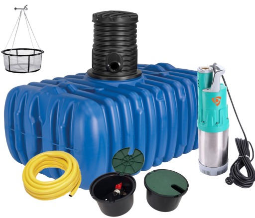 Плоский комплект Garantia Rainwater 3000 л