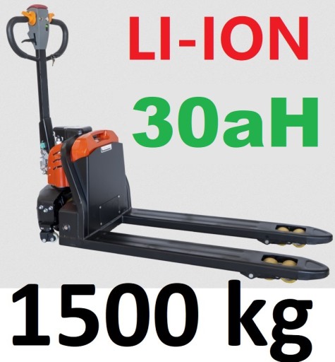 Kingway ЭЛЕКТРИЧЕСКАЯ ДЛИННАЯ ГРУЗОВИКА Вилы 100 см, 1500 кг Гидравлическая тележка Widlak