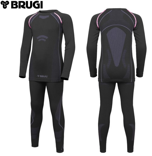 ТЕРМОАКТИВНОЕ БЕЛЬЕ ДЛЯ ДЕТЕЙ 1RAP BRUGI SET TOP BOTTOM 152-170