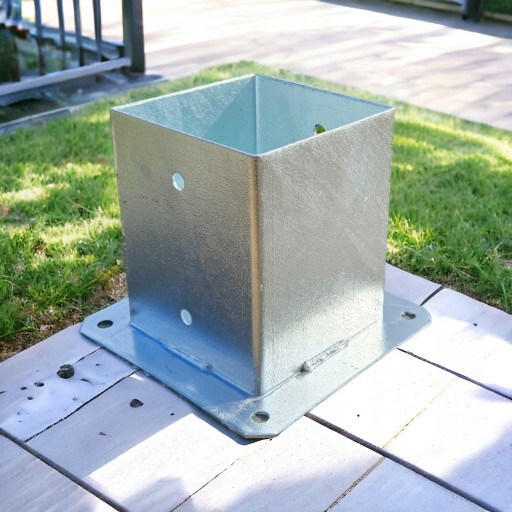 ОСНОВАНИЕ СТОЙКИ НА БОЛТОВОГО СТОЯ, АНКЕРНАЯ ОПОРА 120x120 мм ОПОРА 12x12 см