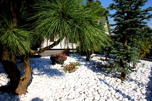 Biały grecki otoczak thassos 30-60 1000 kg kamień śnieżnobiały
