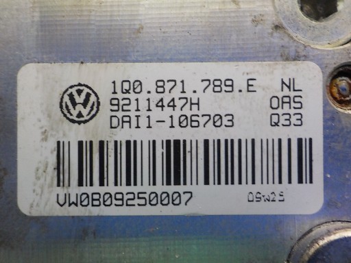 VOLKSWAGEN EOS POMPA DACHU 1Q0871789C