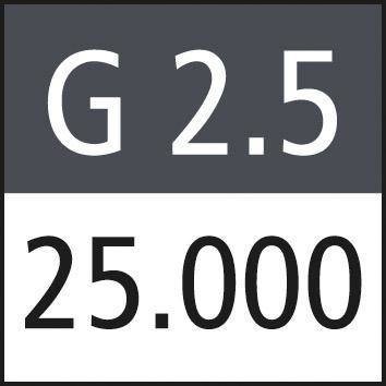 Uchwyt termokurczliwy DIN69863A, A63 18,0x95mm