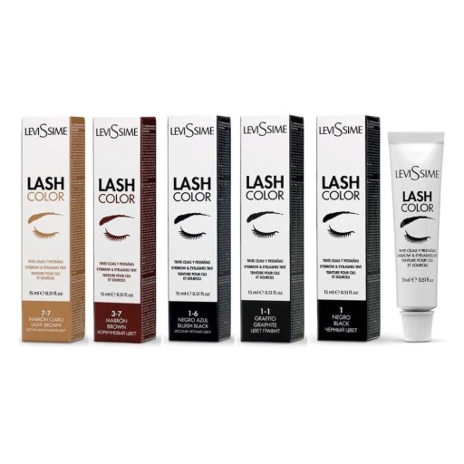 LeviSsime Lash Color краска для бровей и ресниц № 1.1 Графит, 15 мл.