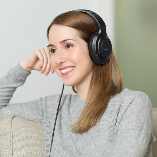 TONSIL R55BT Bluetooth-накладные беспроводные наушники TWS ANC PRO, черные