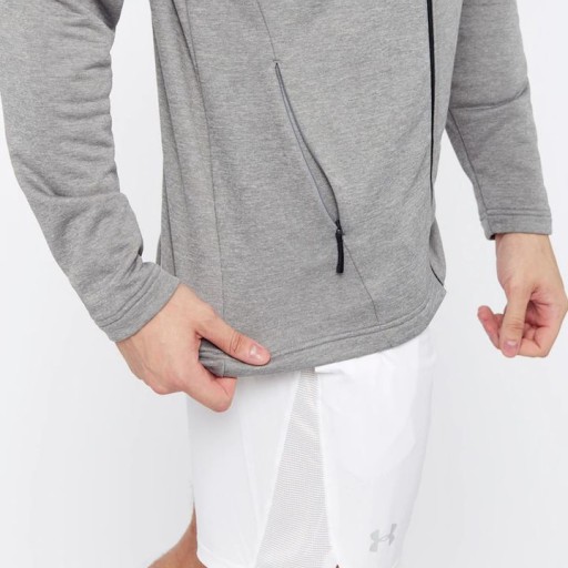 BLUZA UNDER ARMOUR TECH TERRY FZ HOODIE MEN GREY L