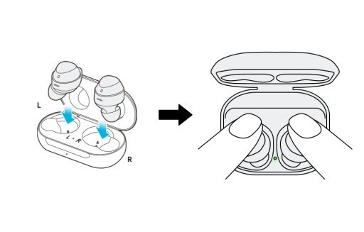PRAWA SŁUCHAWKA SAMSUNG GALAXY BUDS LIVE SM-R180 (R) GRAFIT ORYGINALNA