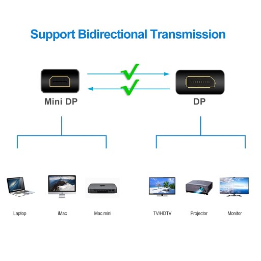 Кабель Rankie Mini DisplayPort Mini DP-DP