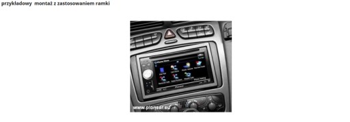 MERCEDES C W203 VITO 2DIN ramka ISO ANTENA 40.1084