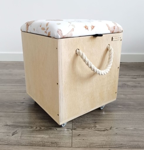 Комод для игрушек с сиденьем GĄSKI Pouf Container Trunk