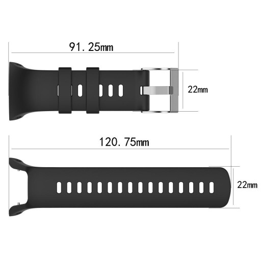 Dla Suunto Spartan Trainer Wrist HR opaska na nadgarstek silikonowa bransoletka z paskiem do zegarka