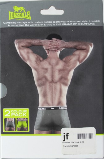 2 трусика LONSDALE МУЖСКИЕ БОКСЕРЫ из ХЛОПКА #M