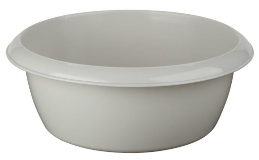 Миска кухонная 1,1л, пластик серый.