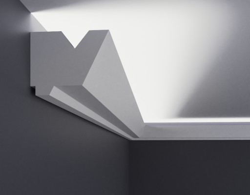 Gzyms oświetlenie, sufit ściana LED 10x8cm dekor