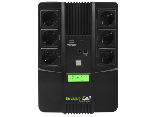 GREEN CELL UPS AiO 600VA 360W источник аварийного питания