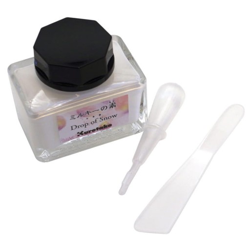 MEDIUM DLA LEPSZEGO KRYCIA TUSZU ATRAMENTU Kuretake Drop of Snow White