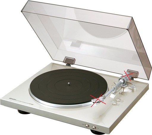 Проигрыватель проигрывателей DENON DP-300F серебристый