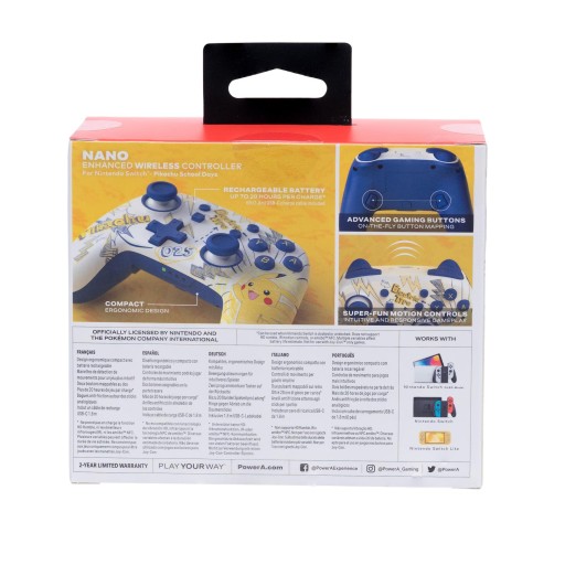 PowerA SWITCH Pad NANO Покемон Пикачу Школьные дни