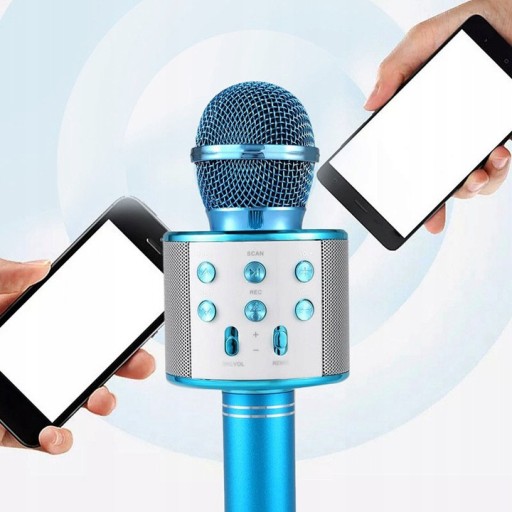 БЕСПРОВОДНОЙ МИКРОФОН КАРАОКЕ - ДИНАМИК BLUETOOTH