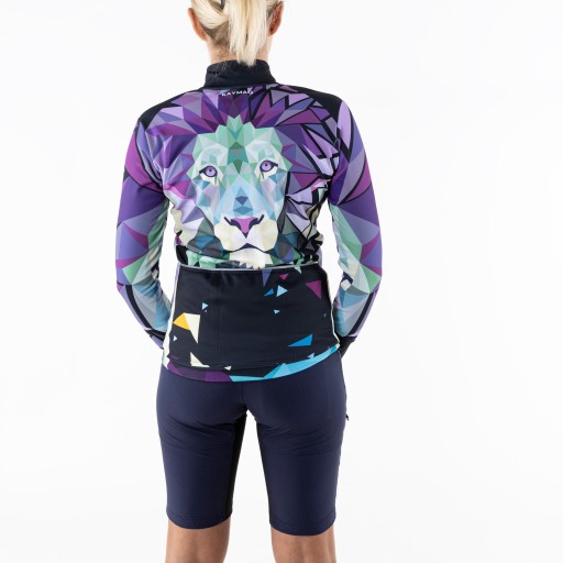 KAYMAQ PRO POY LION damska bluza rowerowa termo