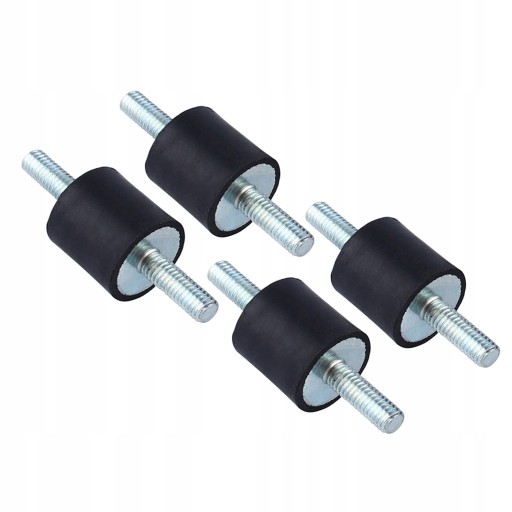 4 szt TŁUMIK DRGAŃ METALOWO-GUMOWY TYP A M6x20MM
