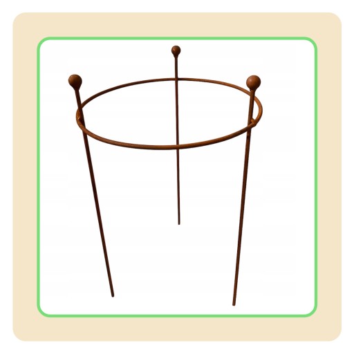 Podpórki Podpora do roślin krzewów kwiatów róż hortensji piwonii D35H55cm