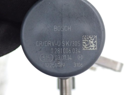 LISTWA WTRYSKOWA CZUJNIK 0281006034 OPEL INSIGNIA I A 2.0 CDTi A20DTR 14R