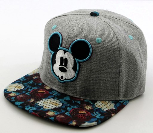 Бейсболка прямая молодежная MICKEY MOUSE Disney, с вышивкой 53-58см