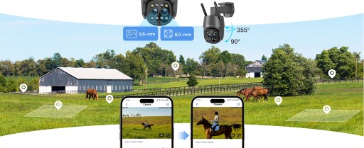 НАРУЖНАЯ IP-КАМЕРА С SIM-КАРТОЙ 3G 4G LTE GSM PTZ ДВОЙНОЙ ОБЪЕКТИВ 6×УВЕЛИЧЕНИЕ