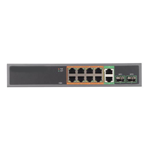 Przełącznik poe pełne gigabitowe rj45 ieee 802.3af/at 8-portowe urządzenie sieciowe sfp 150w