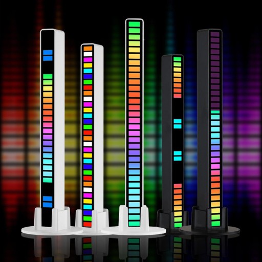 Звукочувствительная светодиодная лента RGB, 32 музыкальных светодиода
