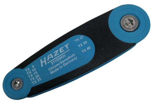 HAZET НАБОР шестигранных ключей TORX 2115/8KH 8 шт.
