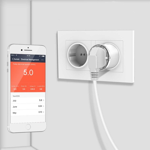 ИНТЕЛЛЕКТУАЛЬНАЯ РОЗЕТКА SMART WIFI ПРИЛОЖЕНИЕ TUYA WATCHER 3680 КВТ