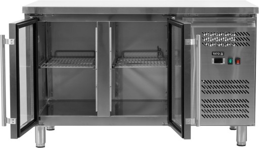 YATO 282L 2-ДВЕРНЫЙ СТЕКЛЕННЫЙ ОХЛАЖДАЮЩИЙ СТОЛ