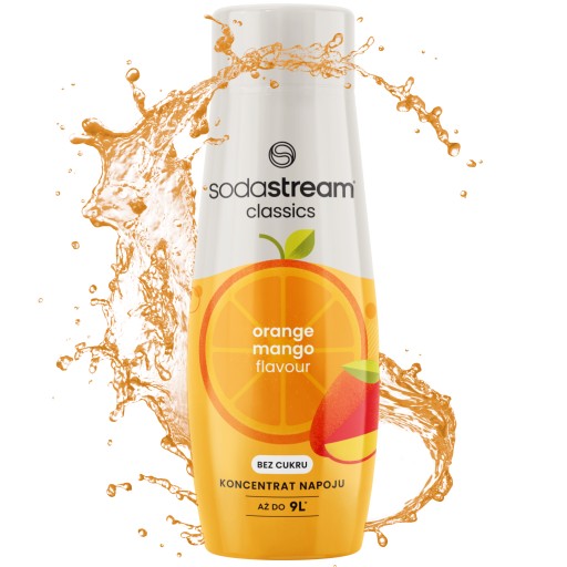 SYROP KONCENTRAT SODASTREAM ORANGE MANGO 440ML DO SATURATORA POMARAŃCZA