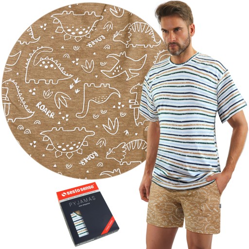 Пижама Sesto Senso кр. рукав 2651/03 хлопок, XXL