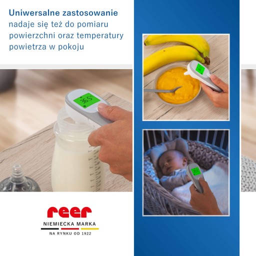 Электронный медицинский инфракрасный термометр 3в1 1сек Color EarTemp REER