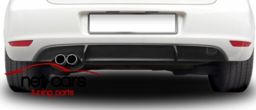 ДИФФУЗОР, ЮБКА БАМПЕРА VW GOLF 6 GT GTI УЗОР
