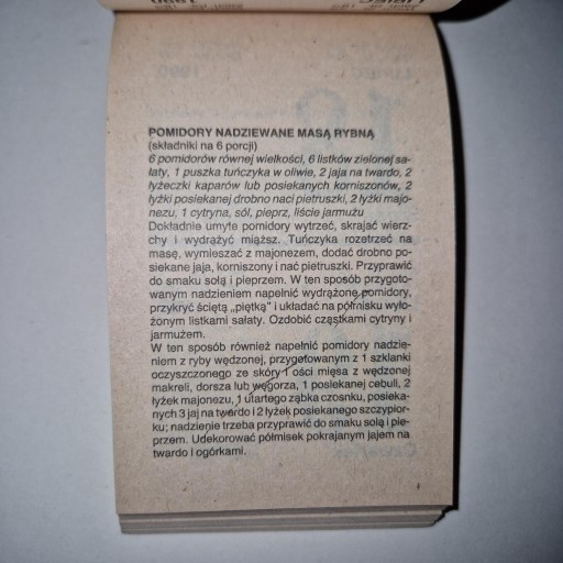 Календарь Здарак Кучарж Польский 1990 г.