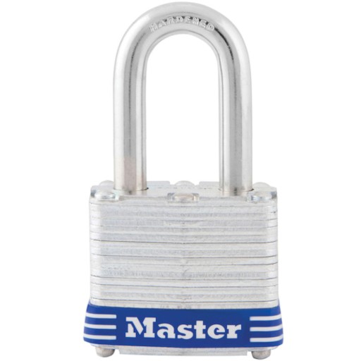 Замок навесной из ламинированной стали с удлиненной дужкой 3EURDLF Master Lock