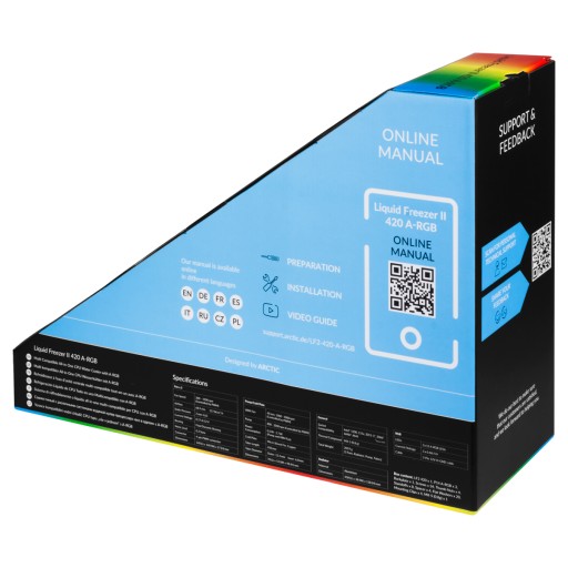 Arctic Liquid Freezer II 420 A-RGB Охлаждение