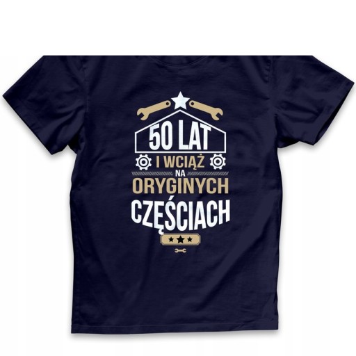 SUPER KOSZULKA MĘSKA PREZENT URODZINY KAŻDY ROK