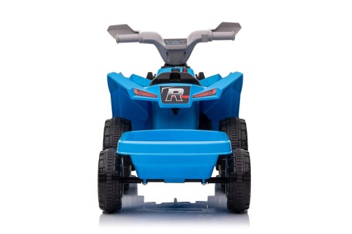 Квадроцикл XMX630T на аккумуляторе, синий с прицепом