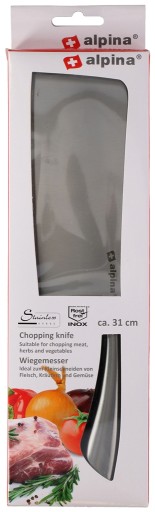 Nóż Tasak Alpina do Siekania Rozdrabniania ze Stali Nierdzewnej 31 cm