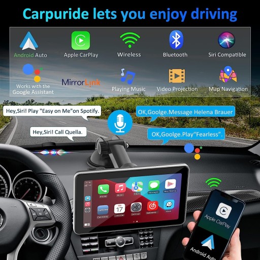 EKRAN DOTYKOWY 7 CALOWY SAMOCHODOWY CARPURIDE